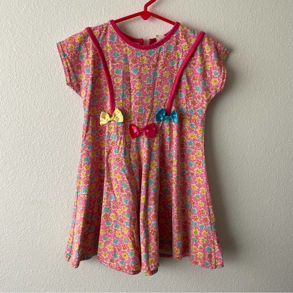Vintage Buster Brown Floral Dress
